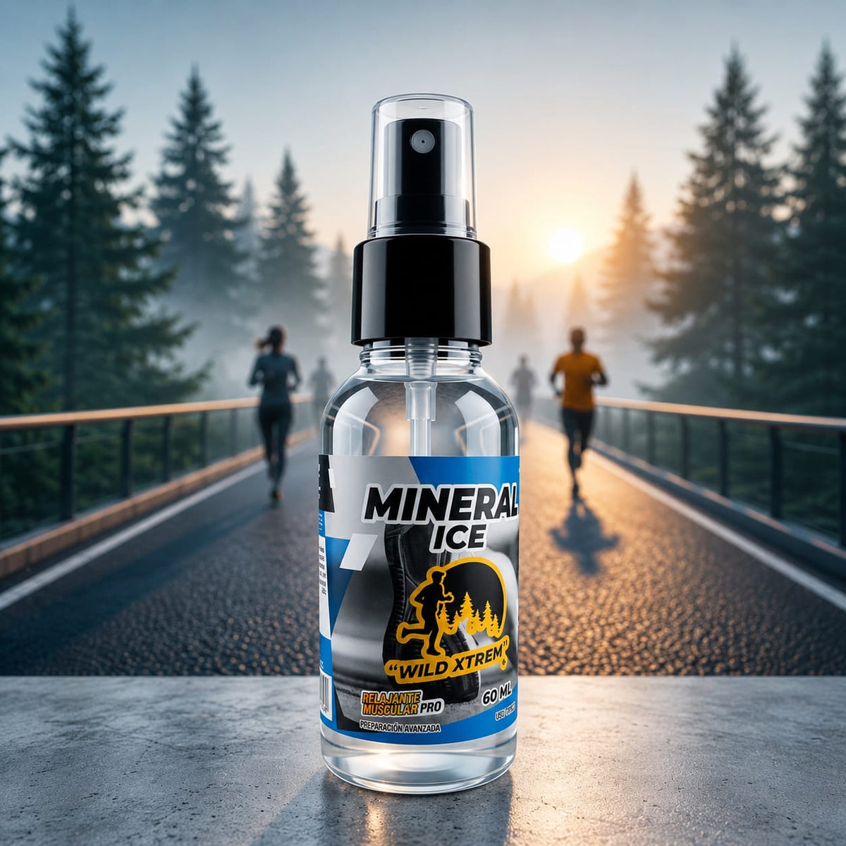 Mineral Ice Spray Wild Xtrem 60 ml — relajante muscular efecto frío para runners y deportistas al aire libre